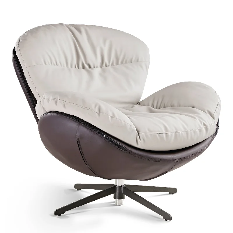 Alexia, Swivel Lounge Chair, Gray