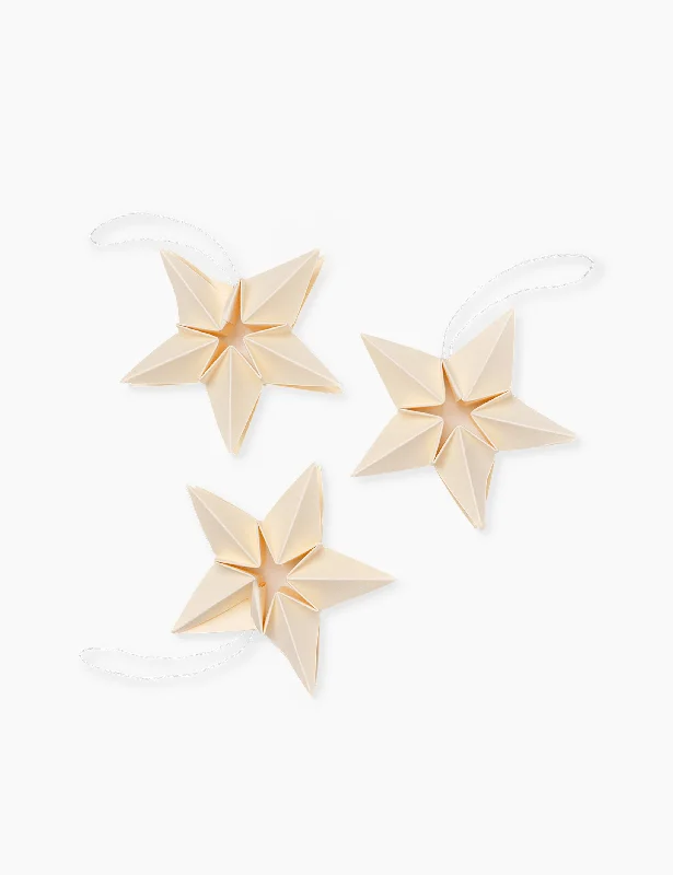 Amanda Paper Star Ornaments (Set of 3) by Ferm Living