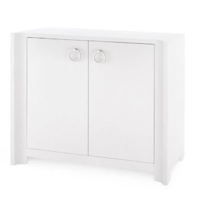 Audrey Cabinet in Cream with Custom Pull Option