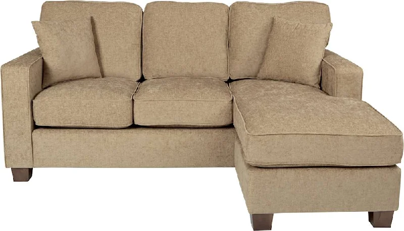 AveSix - Russell L-Shape Sectional Sofa - Brown