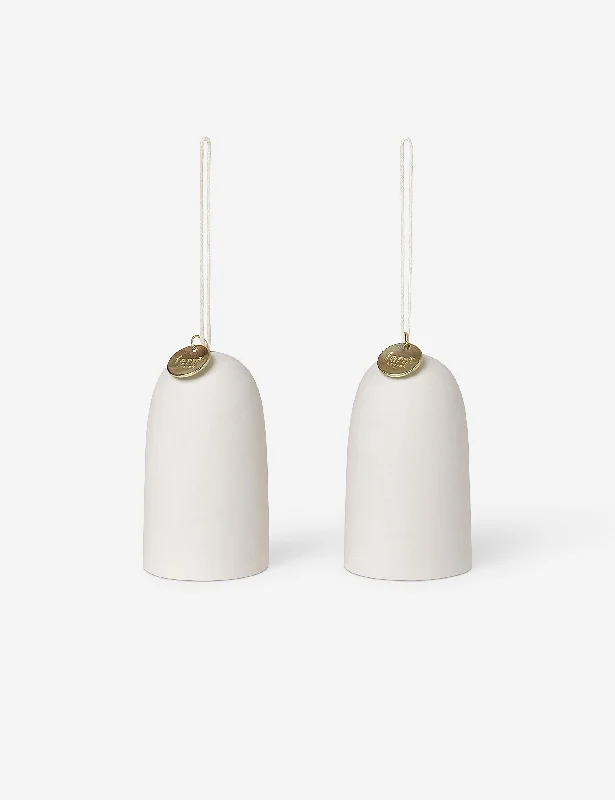 Bell Ceramic Ornaments (Set of 2) by Ferm Living