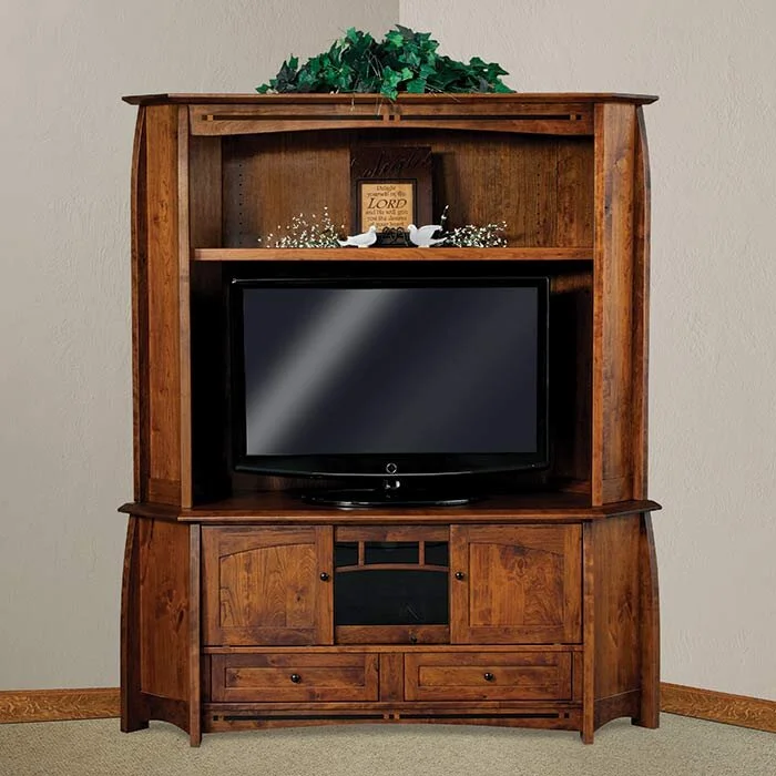 Boulder Creek Amish Corner Entertainment Center