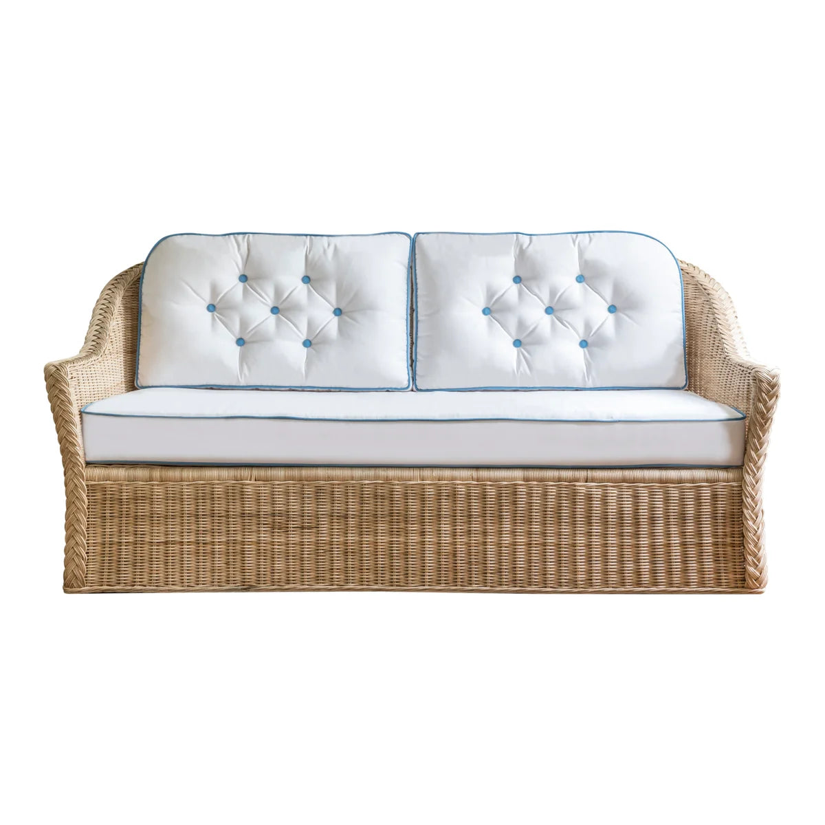 Braided Chatham 2 Seat Wicker Sofa