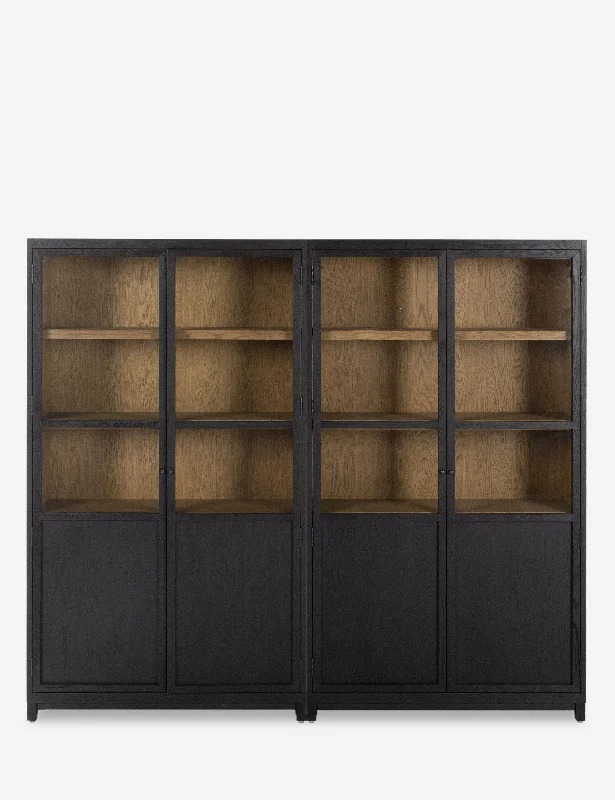 Carly Double Curio Cabinet