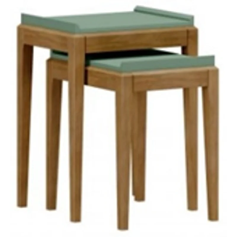 Finestra Milao Nest Table L900 x W450 x H615mm Green Freijo No Warranty