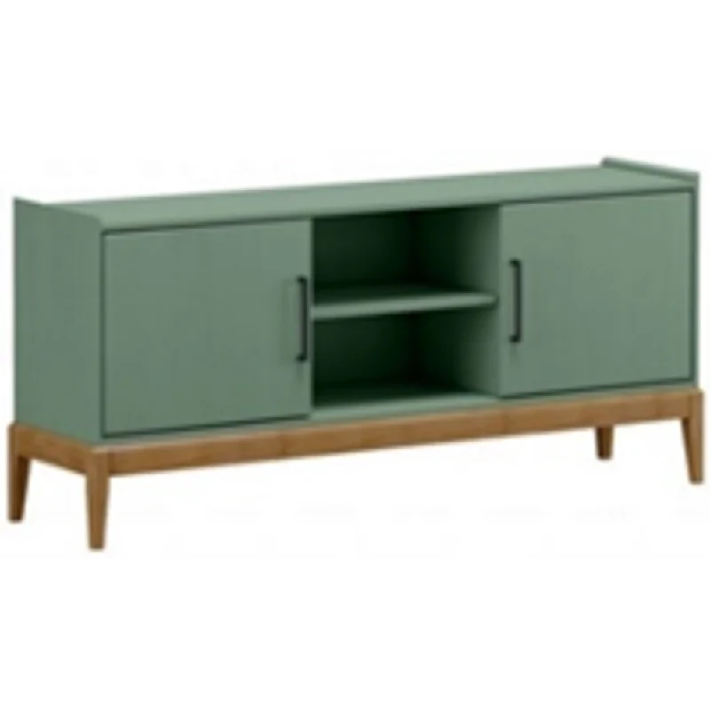 Finestra Milao Tv Cabinet 2 Drawer L1600 x W400 x H650mm Green Freijo No Warranty