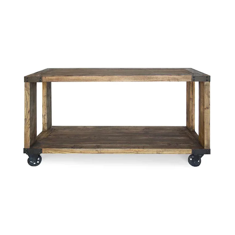 CHADWICK TV STAND in Brown Wood Reclaimed Timber 47"