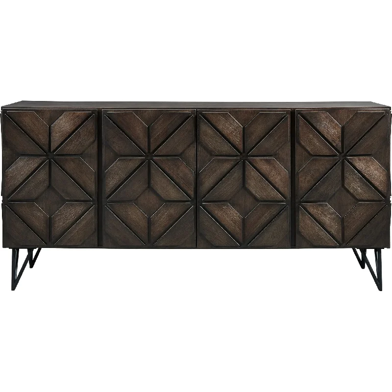 Chasinfield TV Stand - Dark Brown