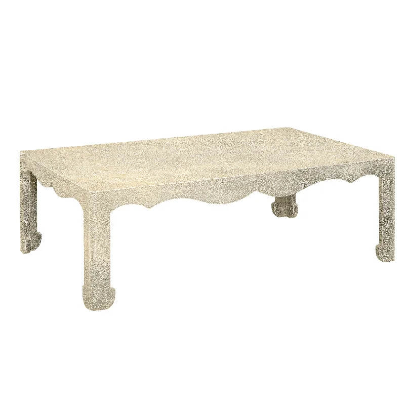 Chow Cocktail Table in Washed Linen