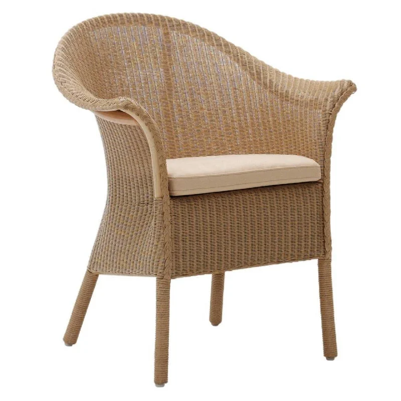 Classic Natural Rattan Loom Chair With Optional Cushion