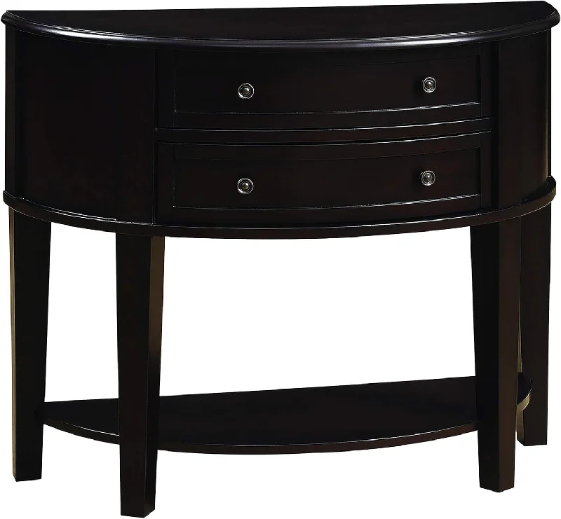 Coaster Home Furnishings Demilune Entry Sofa Table Cappuccino 950156 - $145