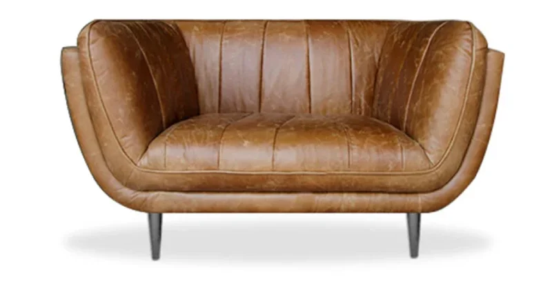 Cognac Leather Chair 42"