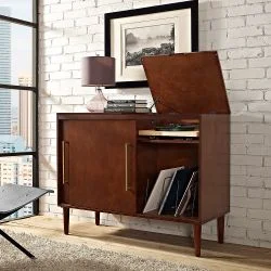 Crosley Everett Media Console Mahogany