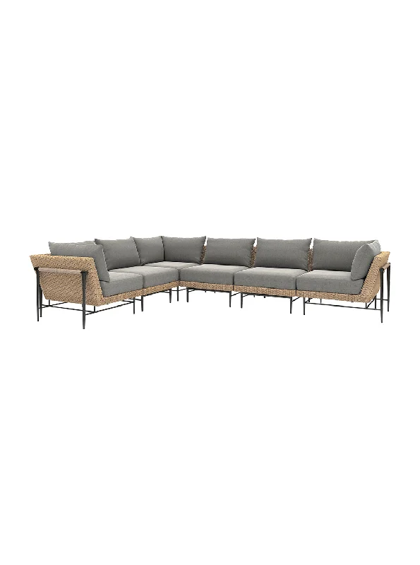 Dahl Outdoor 6-Piece Sectional