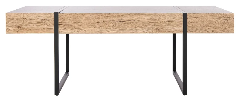 Deion Rectangular Modern Coffee Table - Natural