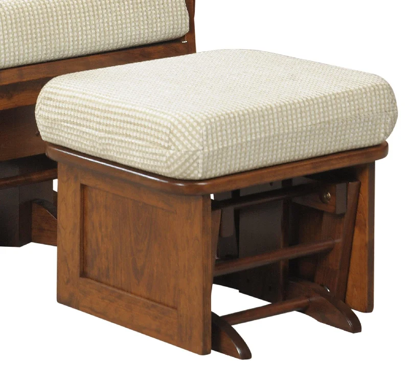 Amish Deluxe Mission Glider Ottoman