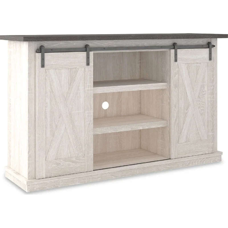 Dorrinson TV Stand - Two-tone