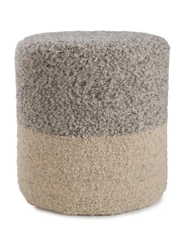 Eero Gray Pouf