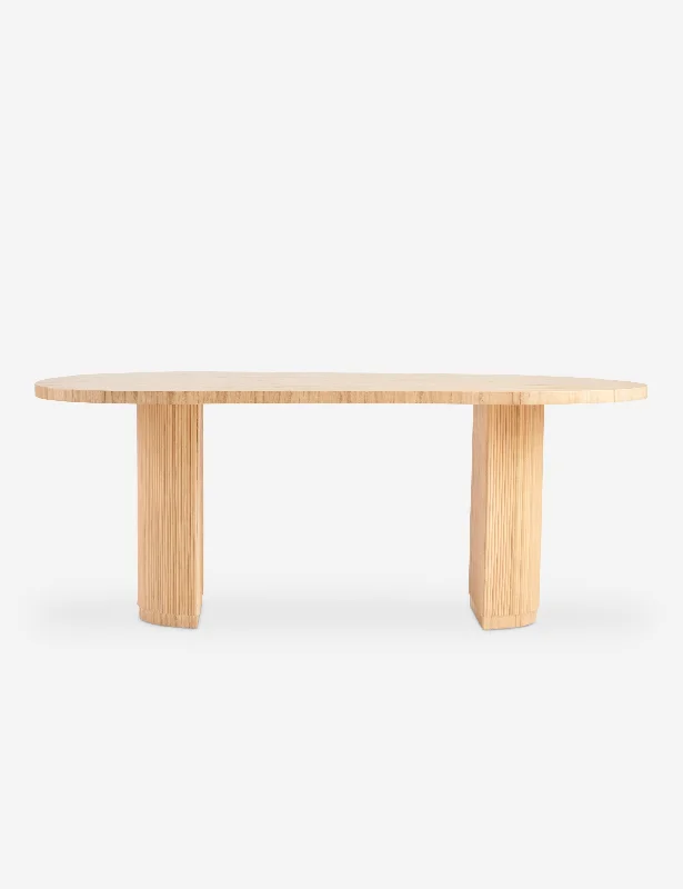 Elvia Oval Dining Table