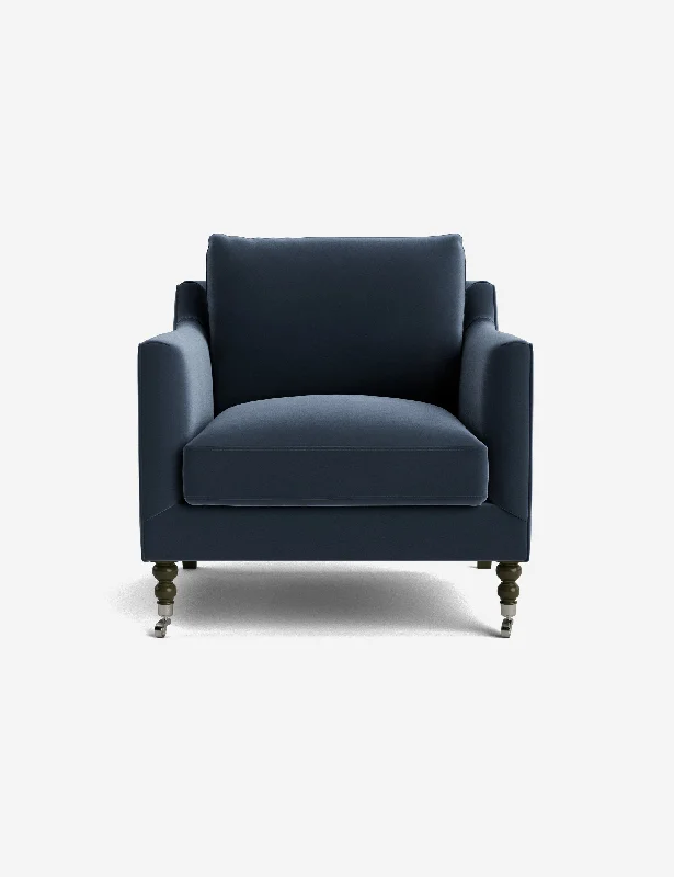 Blue Modern Velvet