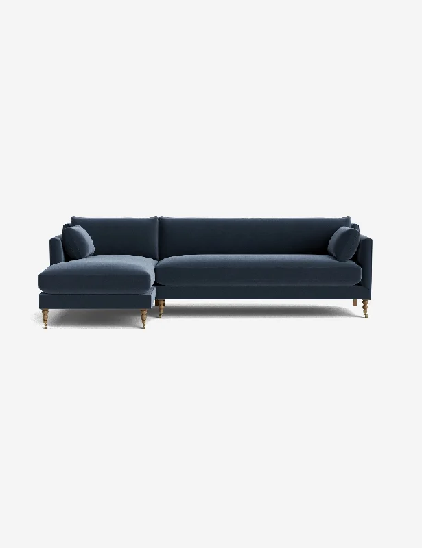 Blue Modern Velvet