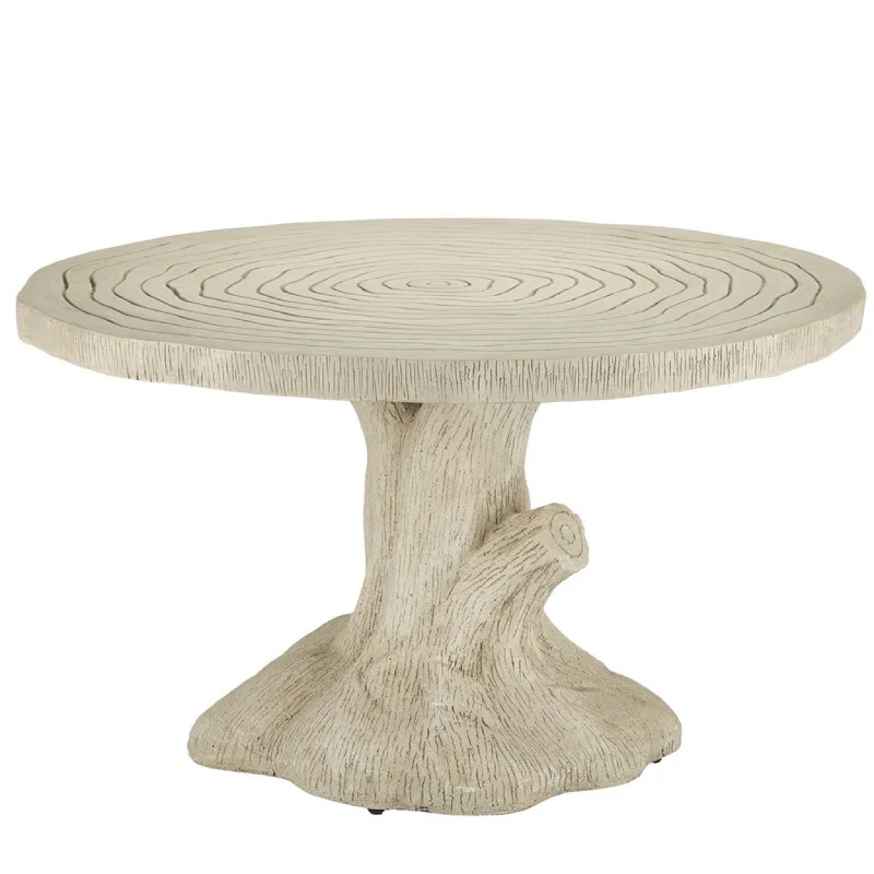 Faux Bois Concrete Cocktail Table