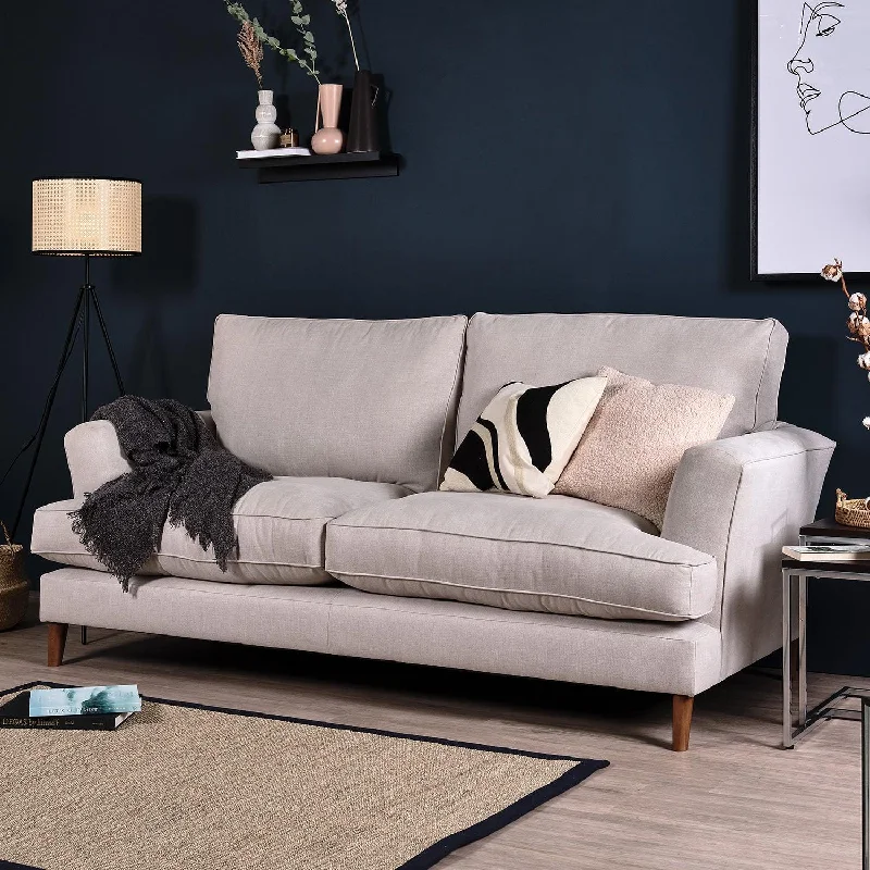 Frankie 4 Seater Large Sofa - Natural Clay