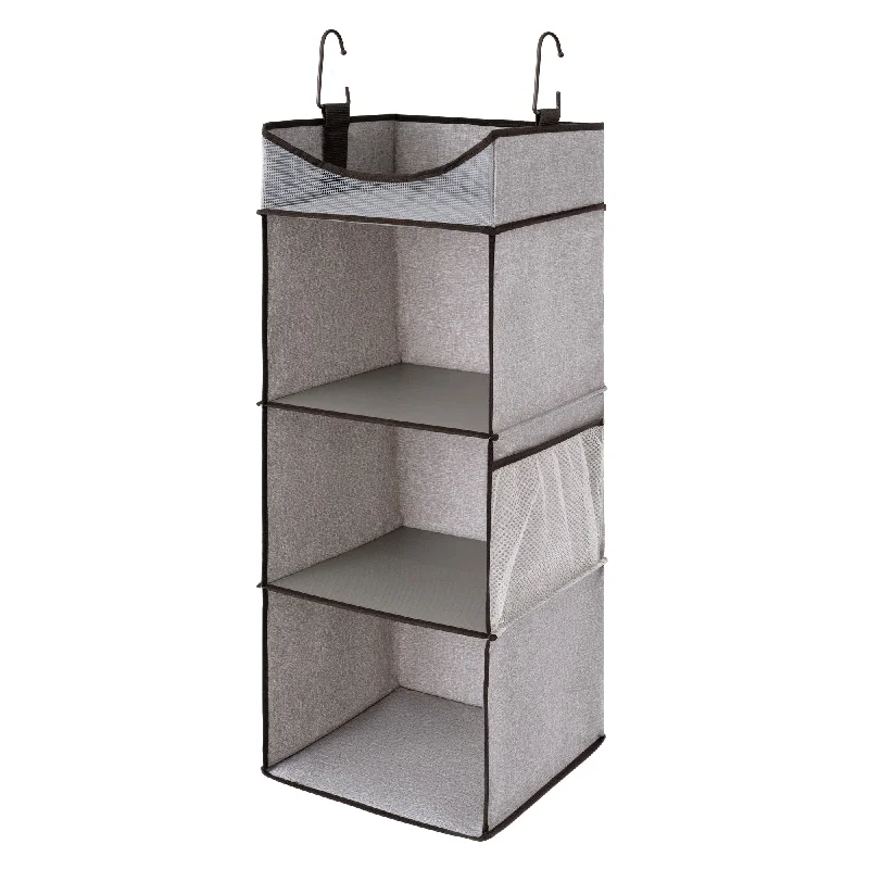 3-Shelf Hanging Closet Organizer with Top Shelf, 12" W x 12" D x 31" H