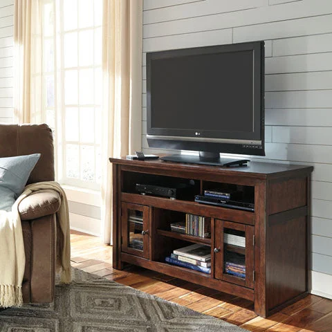 Harpan 50" Medium TV Stand Reddish Brown by Ashley Furniture