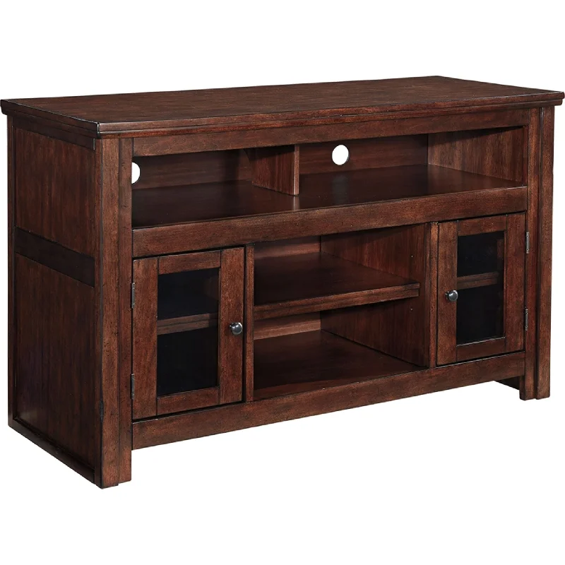 Harpan TV Stand - Reddish Brown