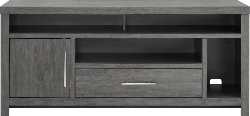 Insignia Gaming TV Stand for Most TVs Up to 65" Gray