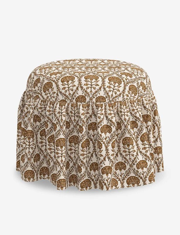 Ochre Blockprint Floral