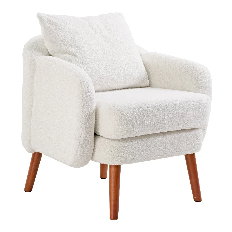 Lily, Thickened Upholstered Bouclé Lounge Chair