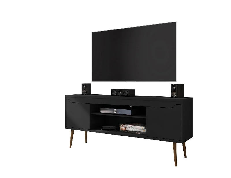 Manhattan Comfort Bradley 62.99 TV Stand in Black