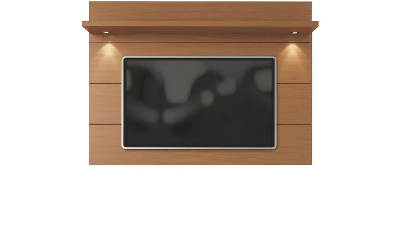 Manhattan Comfort Cabrini Floating Wall TV Panel 1.8 in Maple Cream