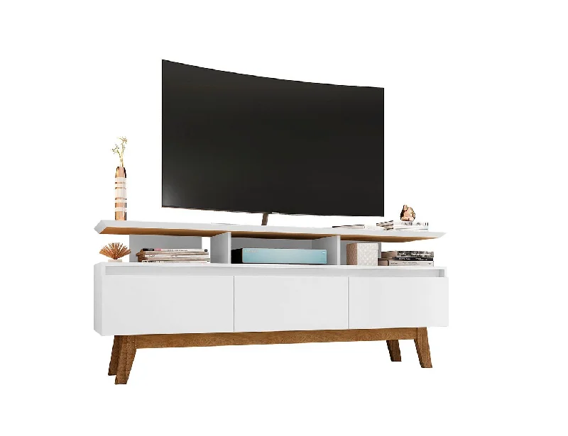 Manhattan Comfort Yonkers 62.99 TV Stand in White