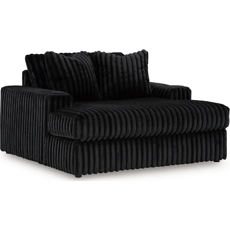 Midnight-Madness Chaise - Onyx