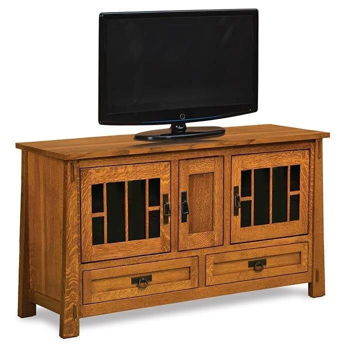 Modesto 60" Amish TV Stand with Centennial Doors