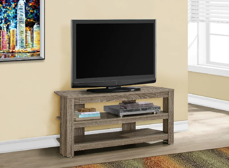 Monarch Corner TV Stand - Dark Taupe