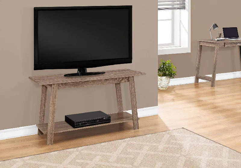 Monarch Tv Stand - 42"L - Dark Taupe