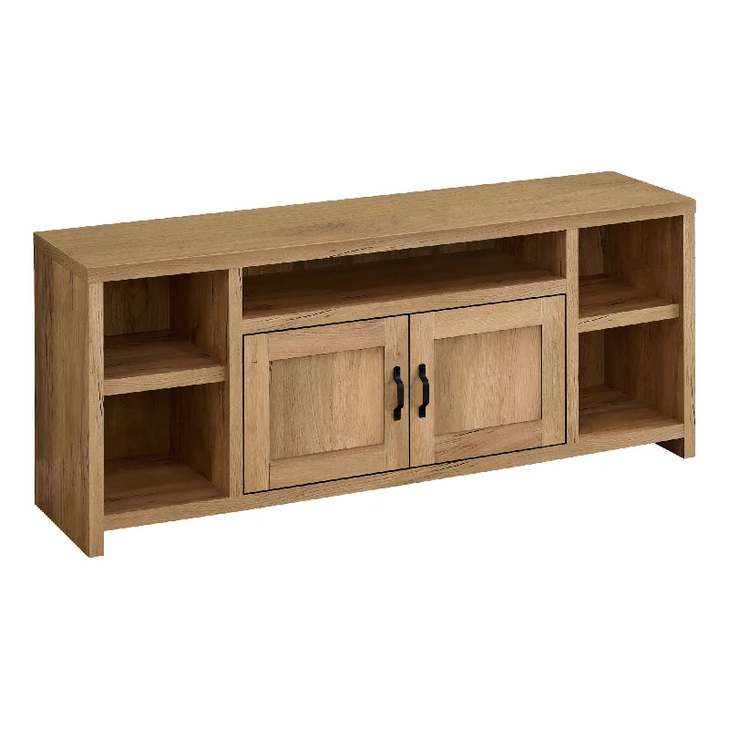 MONARCH TV STAND - 60"L / GOLDEN PINE RECLAIMED WOOD-LOOK