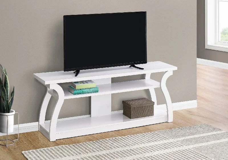 Monarch Tv Stand 60"L White