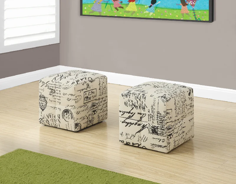 Monarch Vintage French 2 Piece Ottoman Set - Youth