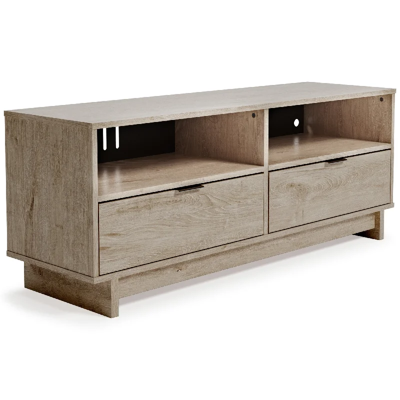 Oliah Medium TV Stand Natural by Ashley Furniture