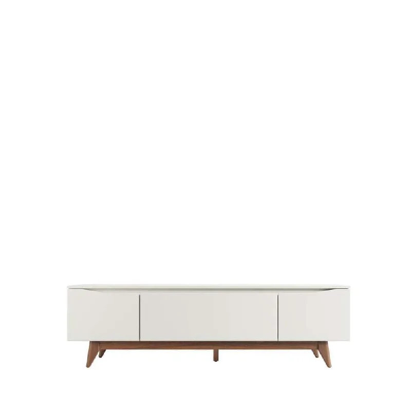 Provincia Fylnt TV Stand L1845 x W403 x H539mm Off White Matte/Natural #PA224656