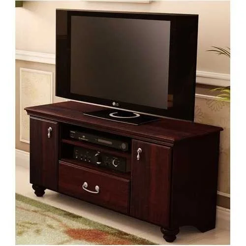 48-inch Eco-Friendly TV Stand in Dark Mahogany