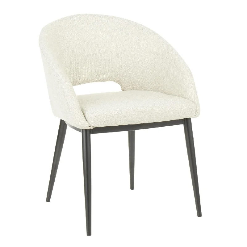 Renee Contemporary Chair with Metal Legs by LumiSource