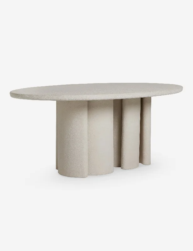 Rodrigo Indoor / Outdoor Oval Dining Table