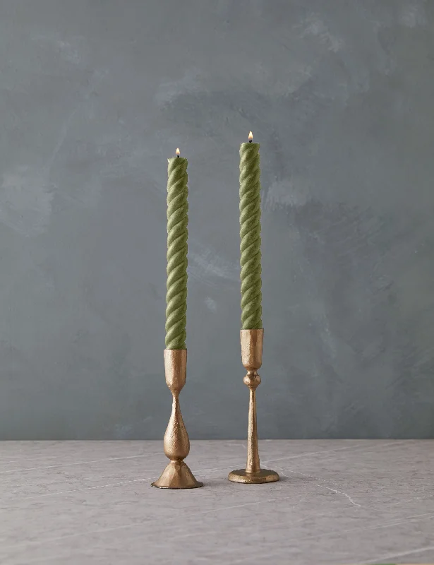 Rope Taper Candles (Set Of 2) by Greentree Home