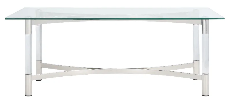 Rori Acrylic Coffee Table - Silver